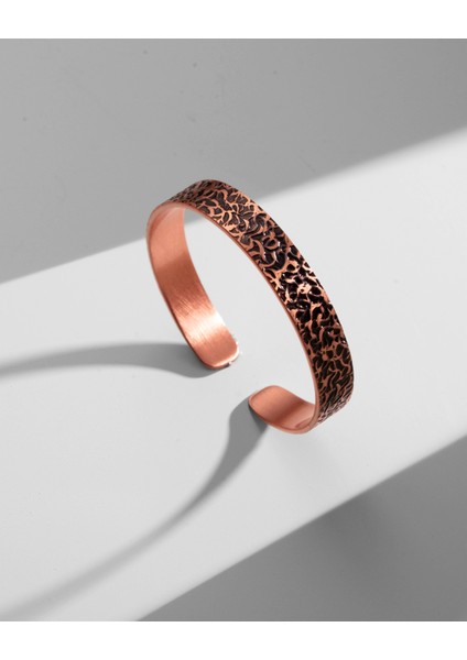 Sarmaşık Desenli 5 Motifli Prime Bakır Bilezik