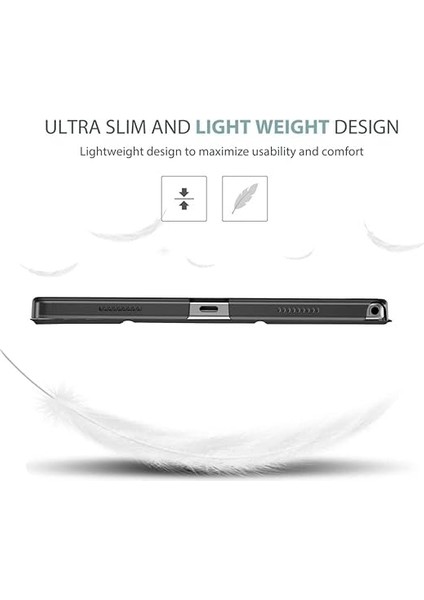 Galaxy Tab A8 10.5 SM-X200 X205 X207 ile Uyumlu Kılıf New Pu Deri Smart Standlı Case Siyah modelleri