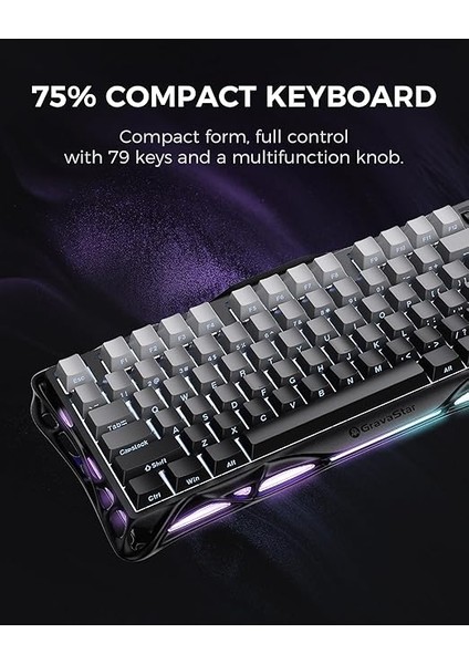 Oyun Klavyesi Mercury K1 (Renk Geçişi Siyah) fırsatları