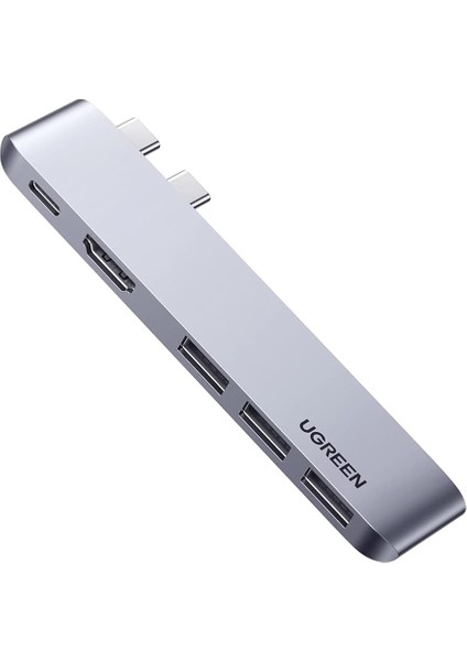 Macbook Için Type-C USB HDMI Thunderbolt 3.0 Dönüştürücü Hub