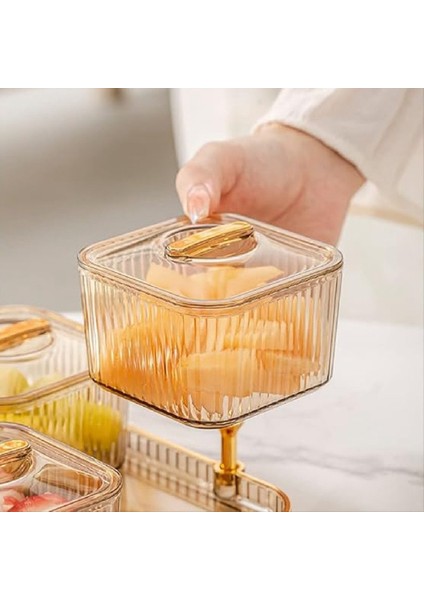 QuirkyQuar Meyveler, Fındık, Bölme Partisi Tabağı Için Çok Işlevli Parti Atıştırmalık Tepsisi, Şekerler Için Kapaklı Bölünmüş Servis Kasesi C (Yurt Dışından) indirimleri