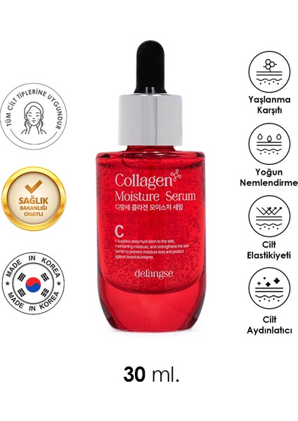 Collagen Moisture Serum - Derin Nemlendirme Hassas Ciltlere Uygun Kolajen Serum