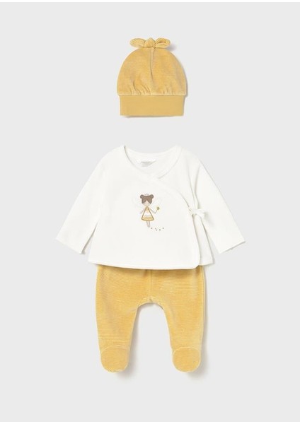 Kız Bebek Şapkalı Takım 0/18 Ay 2559