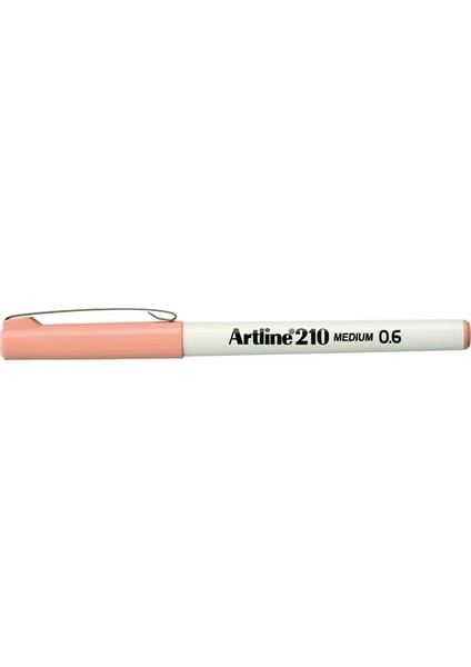 210N Keçe Uçlu Yazı Kalemi Uç:0,6mm Kayısı