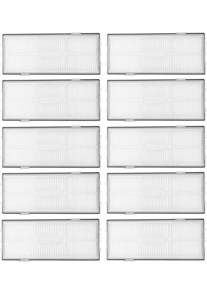 10 Adet Robot Süpürge Yedek Süpürge Filtre Seti (Yurt Dışından)