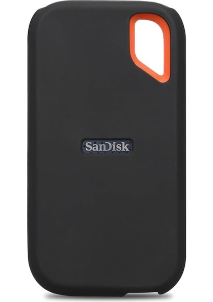 Silicone Taşıma Çantası Için Sandisk Extreme Portable SSD 500GB 1tb 2tb 4tb 8tb External Solid State Drive, Silikon Koruyucu Kılıf Için Sandisk Ssd, Seyahat Poşeti Depolama Çantası, Siyah