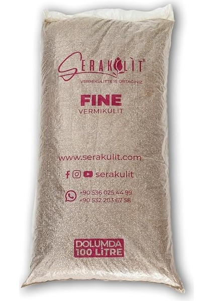 Ithal (Palabora) Vermikülit – Fine 100 Litre fiyatları