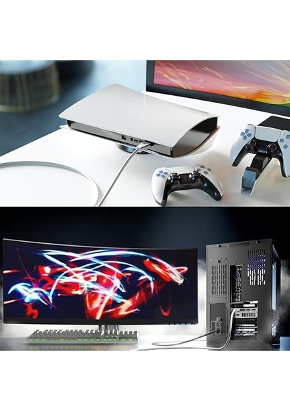 – 8k HDMI 2.1 Kablo, Sertifikalı Gamer Sürümü – 2m (8K@60Hz, 10K, 8k Için Ultra Yüksek HIZ/48G Veya 4k'da Ultra Hızlı 144hz, Ps5/xbox ve Oyun Bilgisayarı, Monitör/tv, Gri Için, Beyaz) modelleri