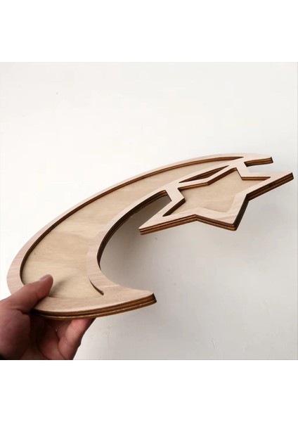 QuirkyQuar Ahşap Tepsi Ev Dekorasyon Saklama Kutusu Süsleri Eid Dekorasyon Islam Müslüman Dekorasyon Tatlı Tepsisi El Sanatları (Yurt Dışından) modelleri