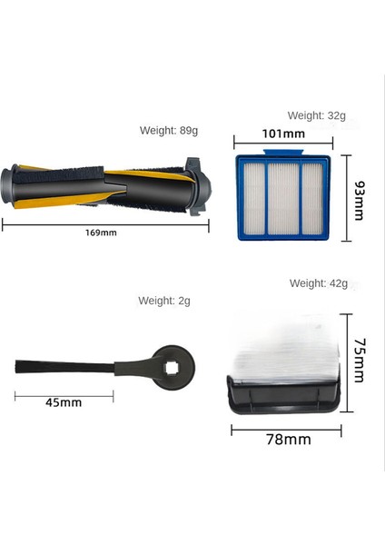 Shark RV1001AE/RV2001AE Ana Fırça Filtre Pamuklu Yan Fırça Için (Yurt Dışından) indirimleri