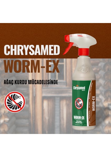 Worm-Ex Ağaç / Tahta Kurdu 500 ml Böcek Haşere İlacı
