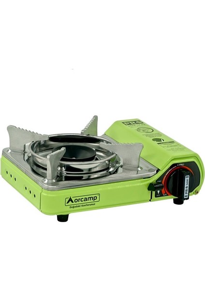 Tekli Çantalı Mini Portatif Ocak - Orcamp - Yeşil (CK-506) modelleri