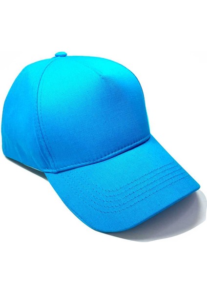 Arkası Cırtlı Ayarlanabilir Erkek-Kadın Sade Spor Şapka Mavi