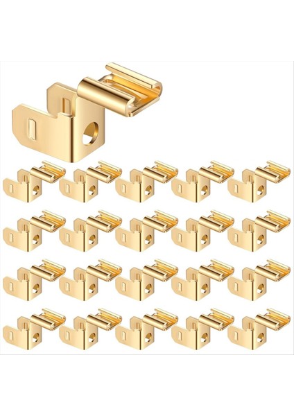 QuirkyQuar 25 Pcs Piggyback Spade Connectors Sandalye Terminal Hızlı Bağlantı Kesme Elektrik 3 Yolu Adaptör (Yurt Dışından)