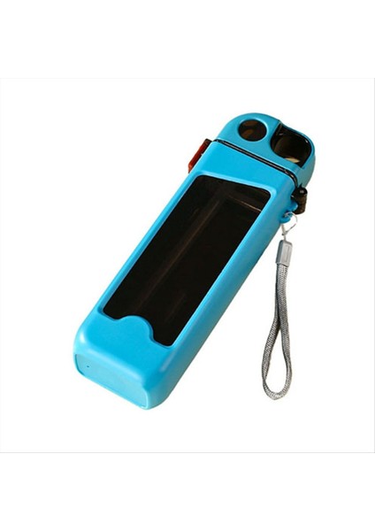 QuirkyQuar 350ML Spor Su Kupası Kare Şekli Öğrenci Plastik Su Şişesi Fitness Fincan Saman Kum Su Isıtıcısı Açık Hava Spor Şişesi, D (Yurt Dışından)