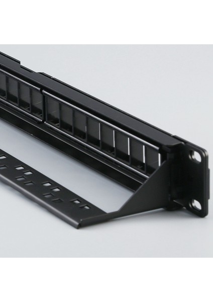 QuirkyQuar 24 Portlu Cat6 Patch Panel RJ45 Ağ Kablo Adaptörü Keystone Jack Modüler Patch Panel (Yurt Dışından) fırsatları