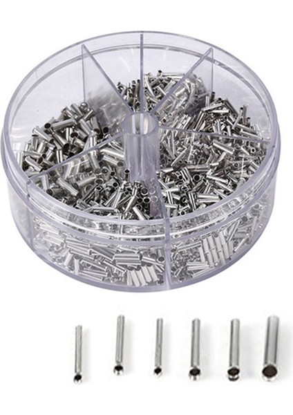 QuirkyQuar 1900PCS 0.5-2.5mm2 Yalıtımlı Bakır Kıvırcık Tel Konektör Kablosu Uç Terminal Kiti Seti (Yurt Dışından) modelleri