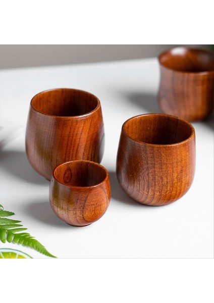 QuirkyQuar Ahşap Fincan Düz Ahşap Fincan Masif Oturma Odası Için Masif Ahşap Su Çay Bardağı (Yurt Dışından) modelleri