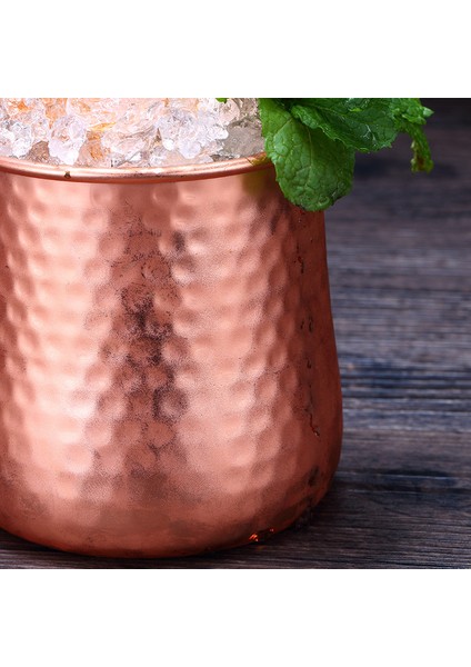 QuirkyQuar 1 Adet Dövülmüş Bakır Bira/süt Kupası, El Işi Moskova Katır Kupası, Moskova Katır, Içecek Sofra Takımı, 520ML (Yurt Dışından) fiyatları