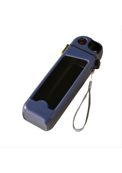 QuirkyQuar 350ML Spor Su Kupası Kare Şekli Öğrenci Plastik Su Şişesi Fitness Fincan Saman K Yarışı Açık Spor Su Şişesi, B (Yurt Dışından)