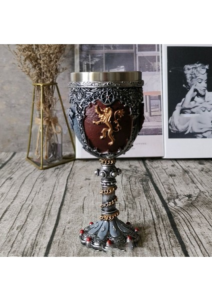 QuirkyQuar Ortaçağ Şövalye Rozeti Bira Kupa Paslanmaz Çelik Reçine Viking Kırmızı Şarap Camı Ortaçal Şarap Camı Zeste Çay Seti Stemware (Yurt Dışından) fiyatları