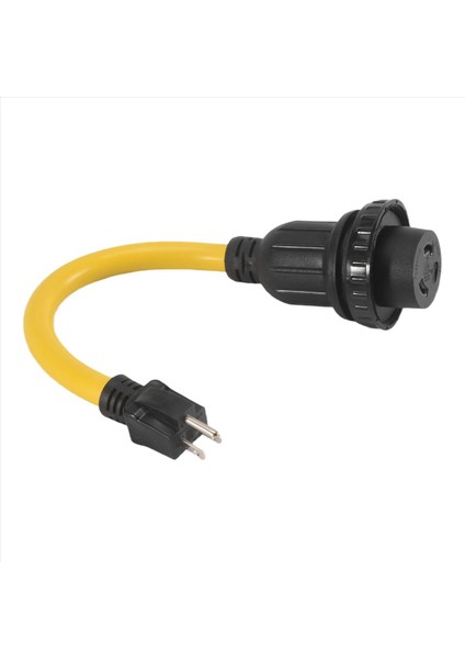 QuirkyQuar Nema 5-15P ERKEK-L5-30R Kadın Güç Adaptör Kablosu, Jeneratör 30 AMP-15AMP Ev Adaptör Kablosu Abd Fiş (Yurt Dışından) fiyatları