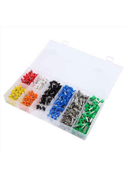 QuirkyQuar 800 Pcs Ferrules Kit, Tel Ferrules Kıvrım Konnektörü, Yalıtımlı Kordon Pimi Uç Terminali Awg 22-10 Kıt, Güzel Çalışma Ferrules Kite (Yurt Dışından) modelleri