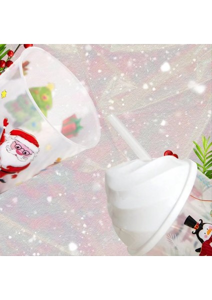 QuirkyQuar 4pc Noel Kapasitesi Şeffaf Su Kupası Noel Serisi Meyve Serisi Noel Için Parti Kupası (Yurt Dışından) modelleri