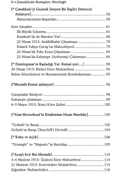 Çanakkale Savaşları Günlüğü - Resimli Haritalı Kronolojik İnceleme - Erol Kılınç indirimleri