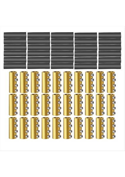 QuirkyQuar 80A Bakır Sütun Yüksek Güçlü Saf Bakır Su Geçirmez Tel Konektör Terminali Vida ve Isı Büzülme Tüpü (Yurt Dışından)