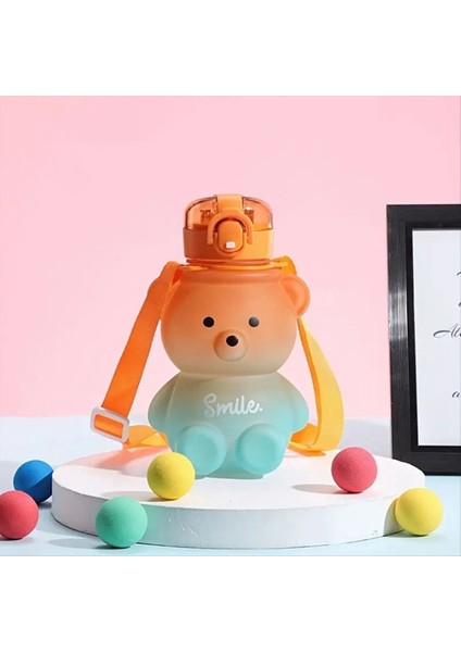 QuirkyQuar 1pc Gradyan Sevimli Su Bardağı Yaz Değerli Kızlar Plastik Fincan Portatif Saman Fincan Büyük Kapasiteli Su Şişesi C (Yurt Dışından) modelleri