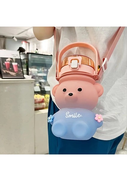 QuirkyQuar 1pc Gradyan Sevimli Su Bardağı Yaz Değerli Kızlar Plastik Fincan Portatif Saman Fincan Büyük Kapasiteli Su Şişesi C (Yurt Dışından) indirimleri