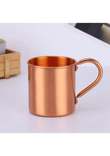 QuirkyQuar Spor Ürünleri Düz Fincan Tutamak Kokteyl Bardağı Saf Bakır Kupa (Yurt Dışından) fırsatları