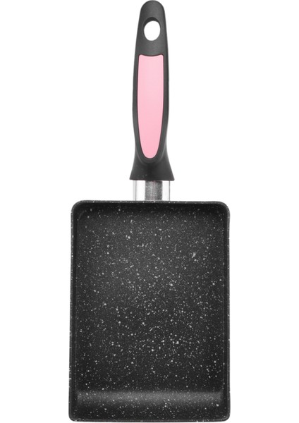 QuirkyQuar Tamagoyaki Pan Japon Omlet Tavası, Yapışmaz Kaplama Kare Yumurta Tavası Omlet Veya Krep Yapmak Için (Pembe) (Yurt Dışından)