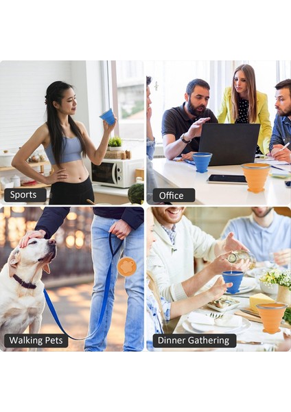 QuirkyQuar Katlanır Fincan Su Bardağı Seyahat Teleskopik Fincan Taşınabilir Açık Kahve El Fincanı Gargara Katlanır Fincan (Yurt Dışından) indirimleri