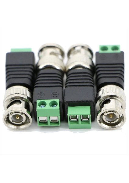 QuirkyQuar Bnc Erkek Balun Konnektörü 20PCS Koaksiyel Cat5 - Bnc Cctv Sürveyans Için Erkek Konnektör Video Kameralar Bnc Erkek Konnektörü (Yurt Dışından) fırsatları