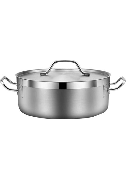 QuirkyQuar Paslanmaz Çelik Sıcak Tencere Kapaklı, Ev Kalın Çorba Pot Indüksiyon Ocak Için Özel Sıcak Tencere (Yurt Dışından)