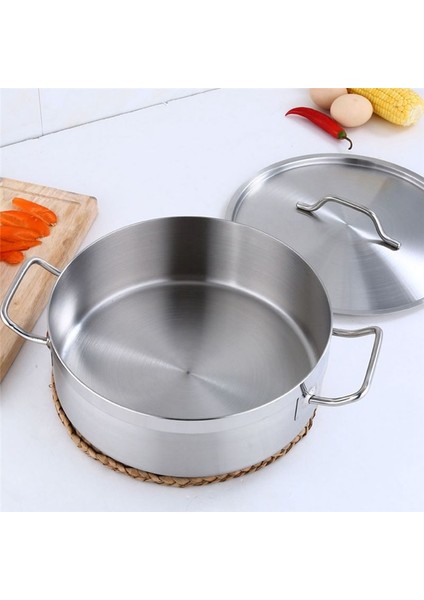 QuirkyQuar Paslanmaz Çelik Sıcak Tencere Kapaklı, Ev Kalın Çorba Pot Indüksiyon Ocak Için Özel Sıcak Tencere (Yurt Dışından) fiyatları