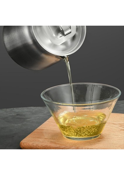 QuirkyQuar Yağ Tenceresi, Yağ Tenceresi Paslanmaz Çelik Büyük Kapasiteli Yağ Friteri ve Filtre Kupası Combo Mutfak 1.5l Için Çok Yönlü Yağ Filtresi (Yurt Dışından) fırsatları
