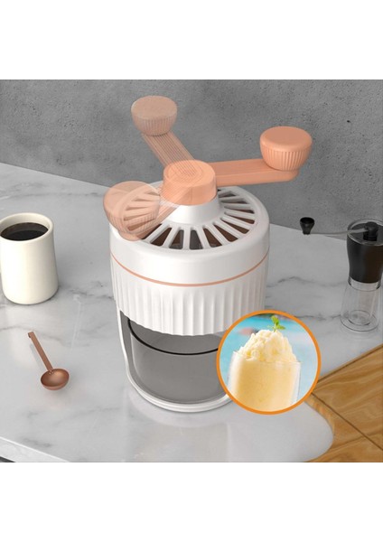 QuirkyQuar Manuel Döner Taşınabilir Buz Kırpıcı Tıraş Buz Makinesi Buz Tepsileri El Krankılı Buz Kırcı Içecekler Kıyıcı Karıştırıcı, A (Yurt Dışından) fiyatları