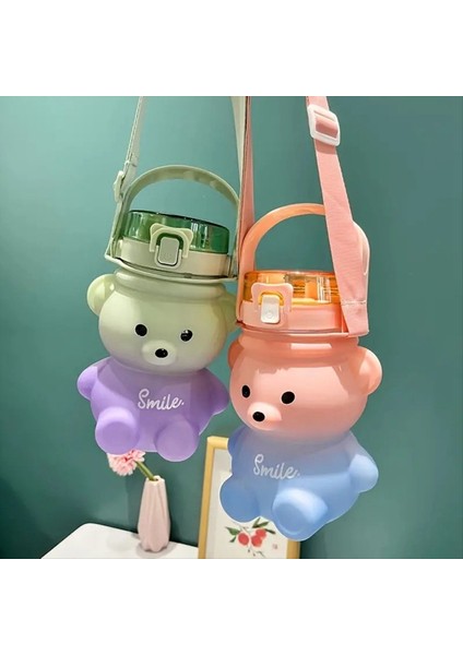 QuirkyQuar 1 Adet Gradyan Sevimli Su Bardağı Yaz Değerli Kızlar Plastik Fincan Portatif Saman Fincan Büyük Kapasiteli Su Şişesi B (Yurt Dışından) fırsatları