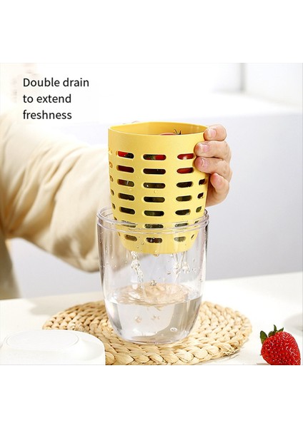 QuirkyQuar Salata Fincanı, Piknik Meyve Fincanı, Çift Katmanlı Drenaj Fincanı, Portatif Kahvaltı Fincanı, Çorba Fincanı Mutfak Malzemeleri Mor (Yurt Dışından) modelleri