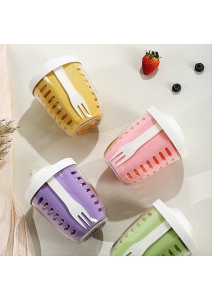 QuirkyQuar Salata Fincanı, Piknik Meyve Fincanı, Çift Katmanlı Drenaj Fincanı, Portatif Kahvaltı Fincanı, Çorba Fincanı Mutfak Malzemeleri Yeşil (Yurt Dışından) indirimleri