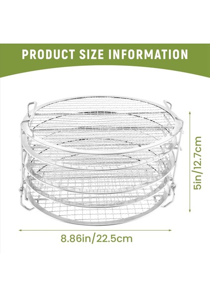 QuirkyQuar Ninja Foodi Basınçlı Tencere ve Hava Fritözü, Food Sınıfı Paslanmaz Çelik Kurşun Rafı, 1 Paket/set, 6.5 8 Qt (Yurt Dışından) fırsatları