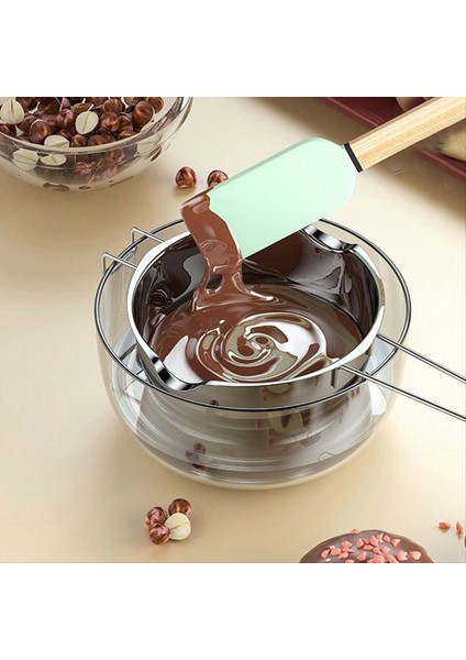 QuirkyQuar Çikolatalı Şeker Tereyağı ve Mum Balmumu Eritmek Için 304 Paslanmaz Çelik ile Eritme Kabı Eritme Kasesi (Yurt Dışından) indirimleri