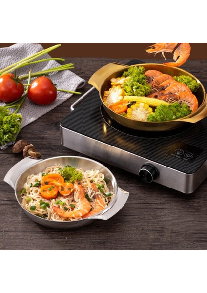 QuirkyQuar 2pcs Binaural Ramen Tencereleri Siyam Anında Erişte Kaplar Yemek Pişirme Aksesuarları Yemek Erişte Konteyner Sıcak Kaseler Partiler Pan B (Yurt Dışından) modelleri