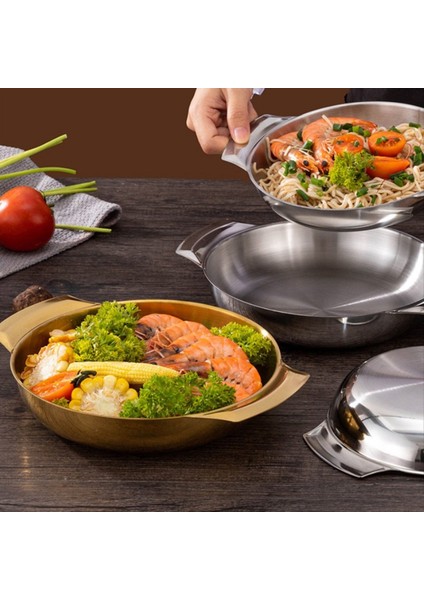 QuirkyQuar 2pcs Binaural Ramen Tencereleri Siyam Anında Erişte Kaplar Yemek Pişirme Aksesuarları Yemek Erişte Konteyner Sıcak Kaseler Partiler Pan B (Yurt Dışından) indirimleri