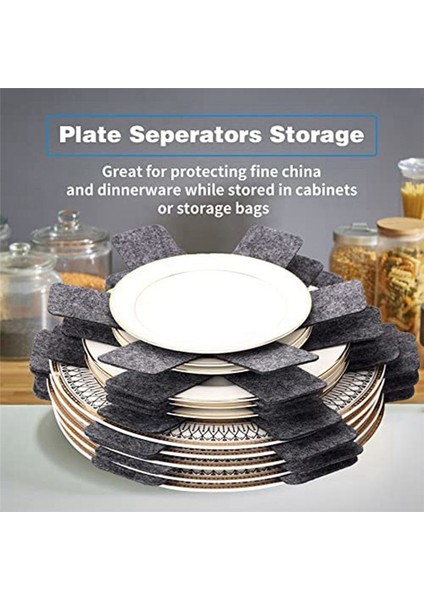 QuirkyQuar 20 Saksı Tavası Koruyucu, 5 Boyutta Gri Keçe Tava ve Tava Ayırıcı Pedleri, Kaymaz Tava Bölücü Pedleri (Yurt Dışından) fırsatları