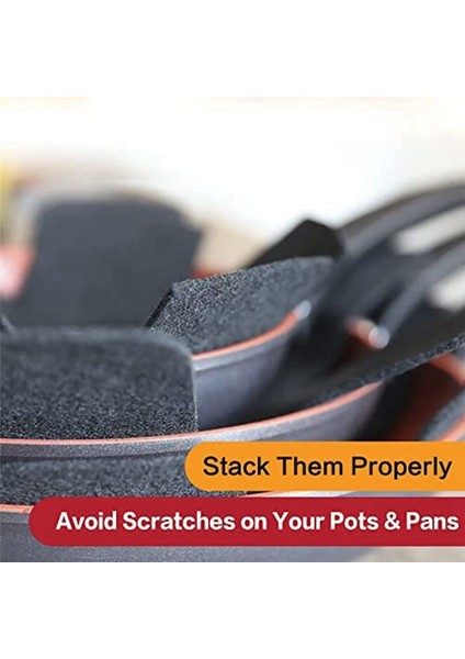 QuirkyQuar 20 Saksı Tavası Koruyucu, 5 Boyutta Gri Keçe Tava ve Tava Ayırıcı Pedleri, Kaymaz Tava Bölücü Pedleri (Yurt Dışından) indirimleri