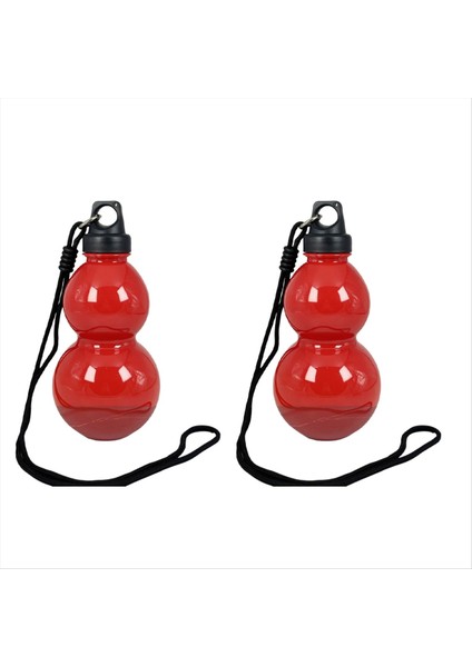 QuirkyQuar Oryantal-Mythologer Yaratıcı Kabak Su Kupası 750M Plastik Kupa Spor Su Şişesi Kırmızı (Yurt Dışından)